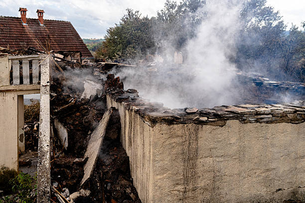 Professional Fire Damage Removal technician working in Arnold, MD